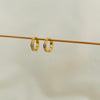 Studded Round Hoops