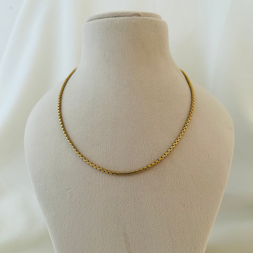 Bold Plain Chain Necklace