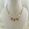 Pearl Starfish Charm Necklace