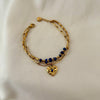 Midnight Heart Layered Bracelet