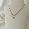 Dainty Double Ball Necklace