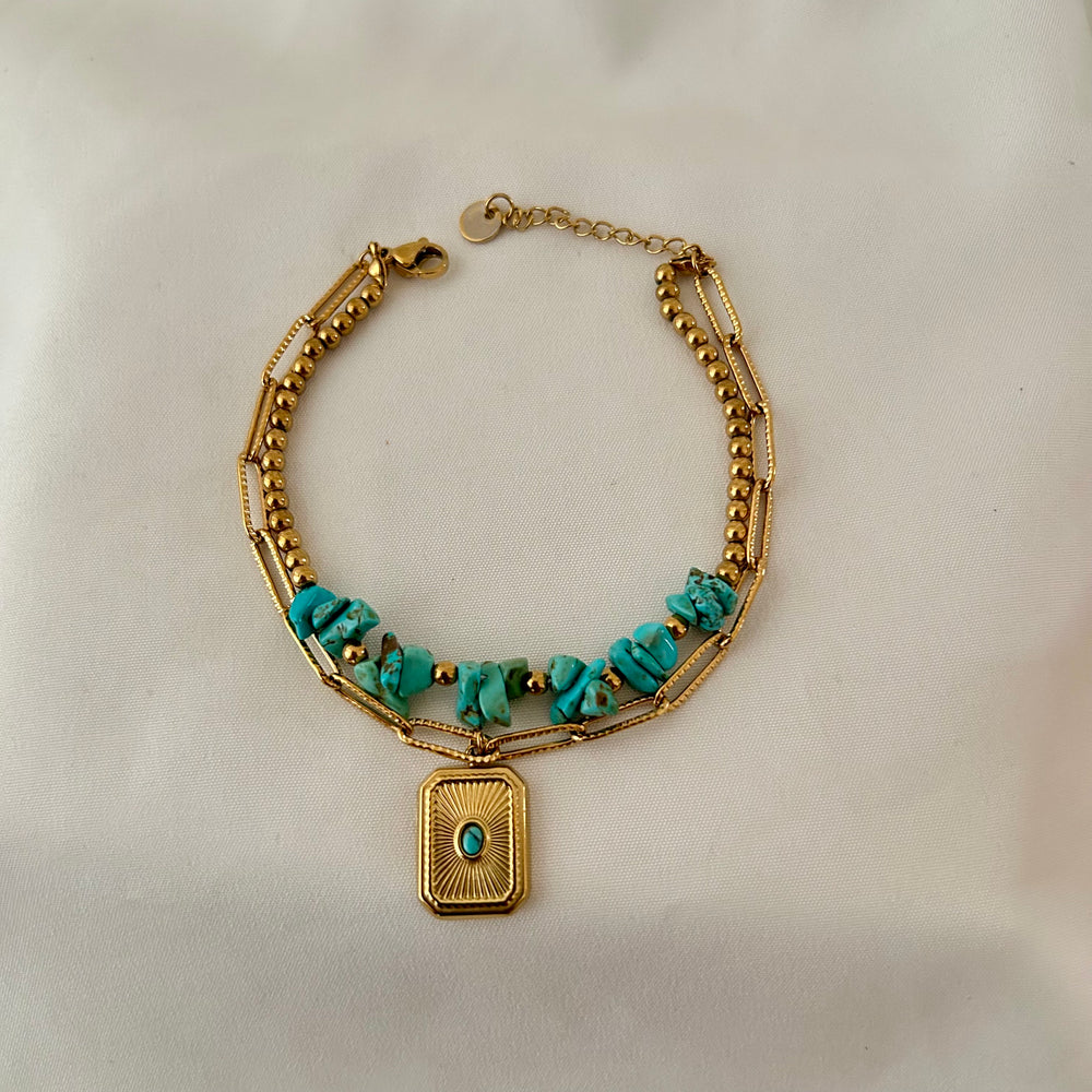 Turquoise Heritage Layered Bracelet