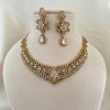 Floral Diamond Necklace Set