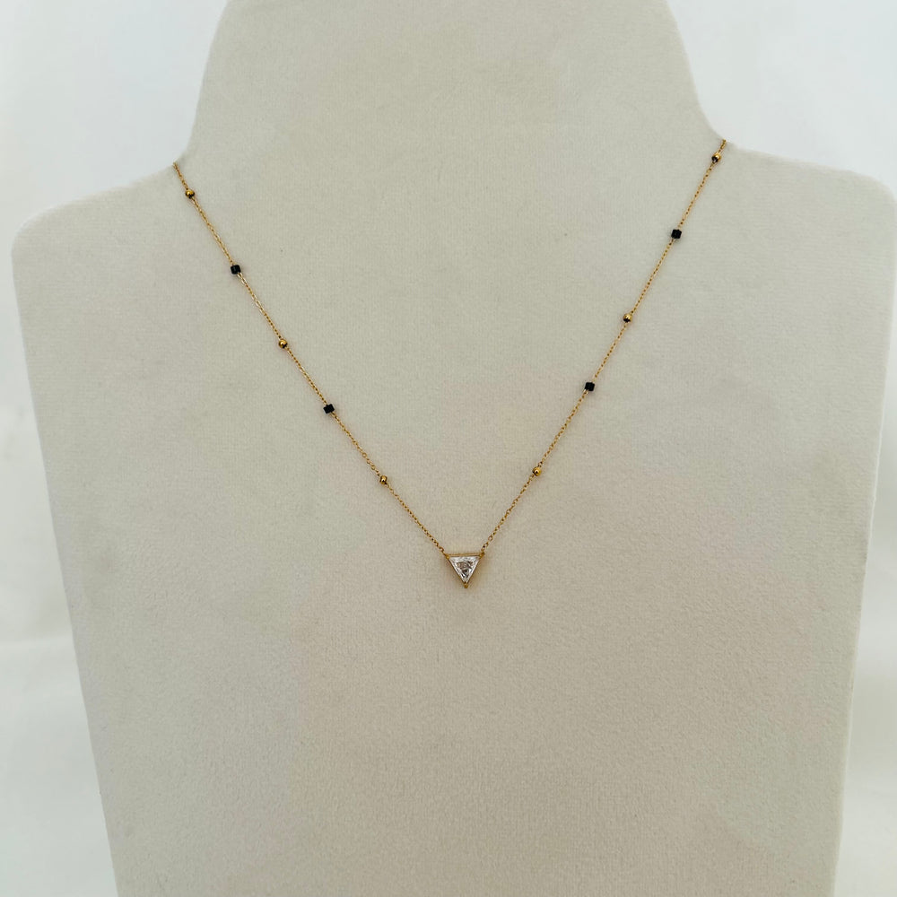 Elina Triangle Charm Mangalsutra