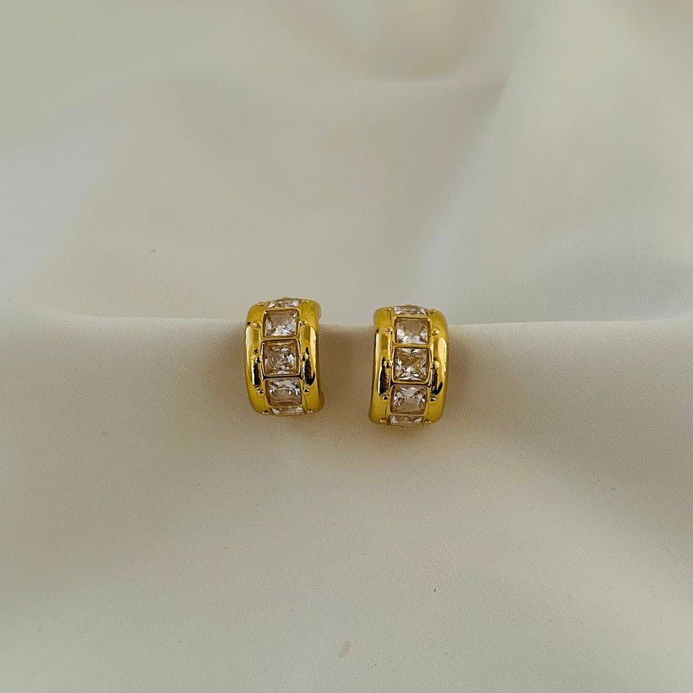 Crystal Hoop Earrings