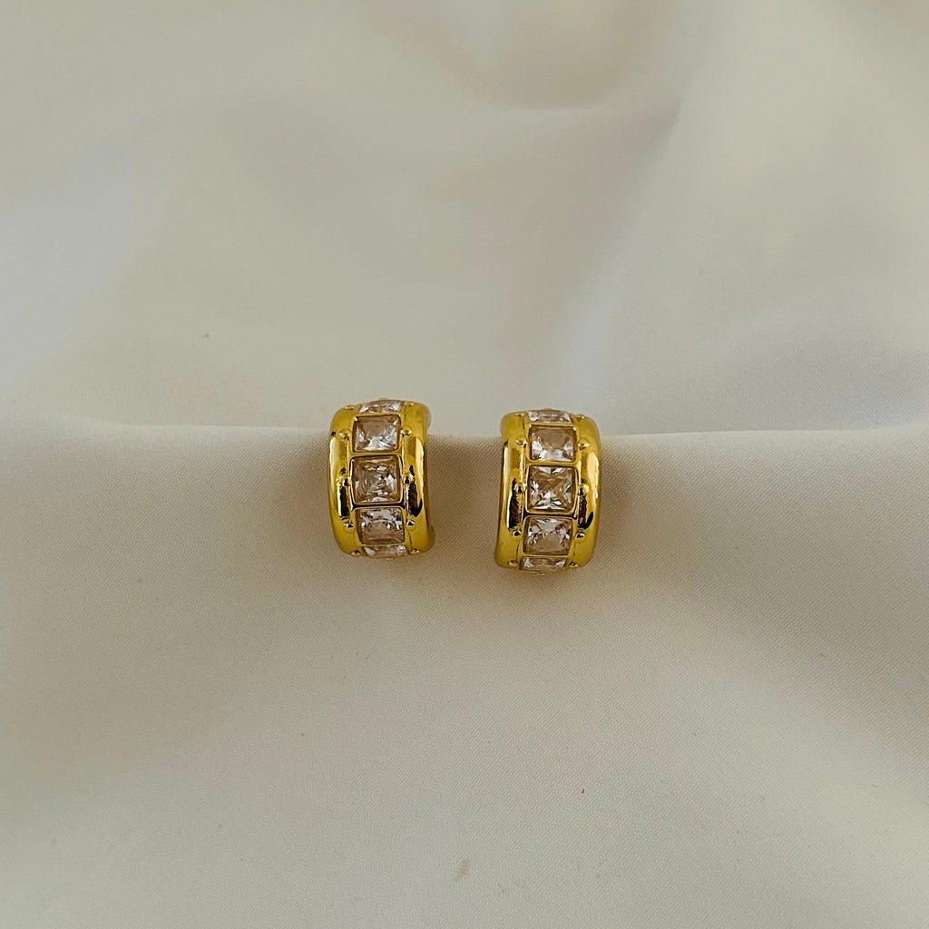 Crystal Hoop Earrings
