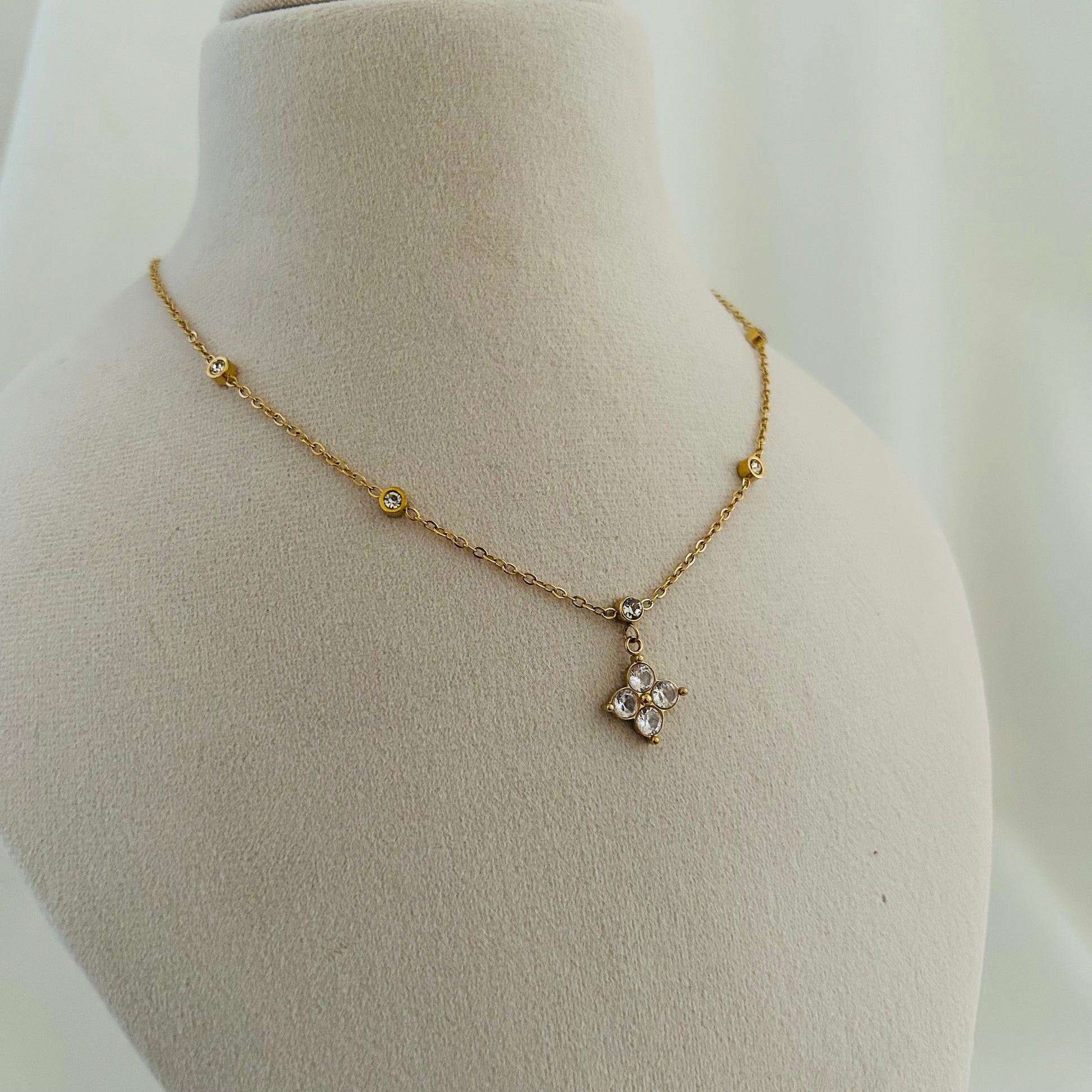 Floral Pendant Necklace