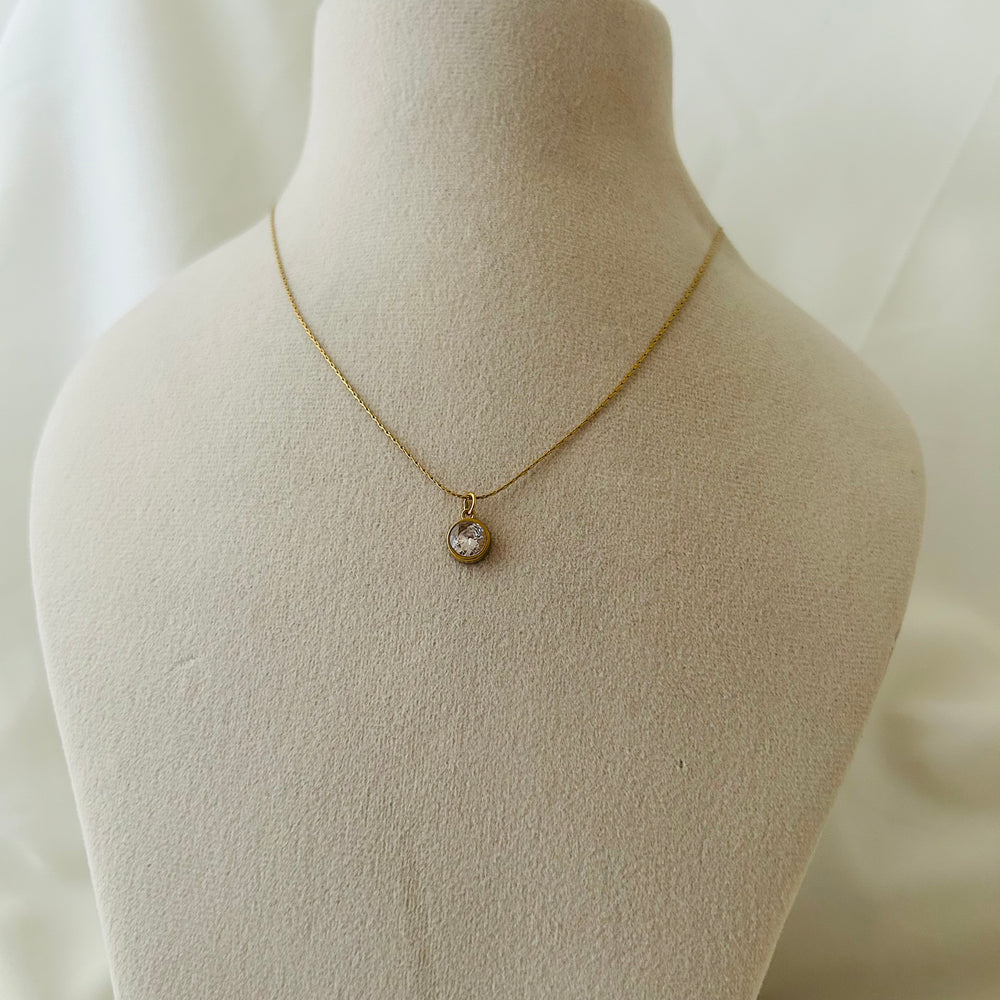 Solitaire Diamond Necklace