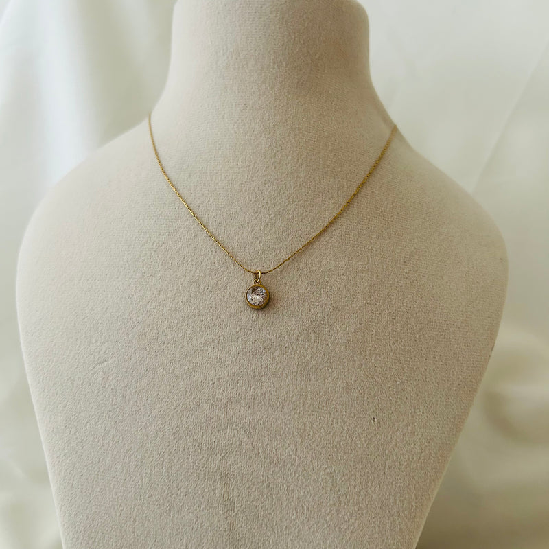 Solitaire Diamond Necklace