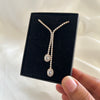 Luxe Double Drop Tennis Necklace Set