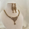 Diamond Finish Necklace Set