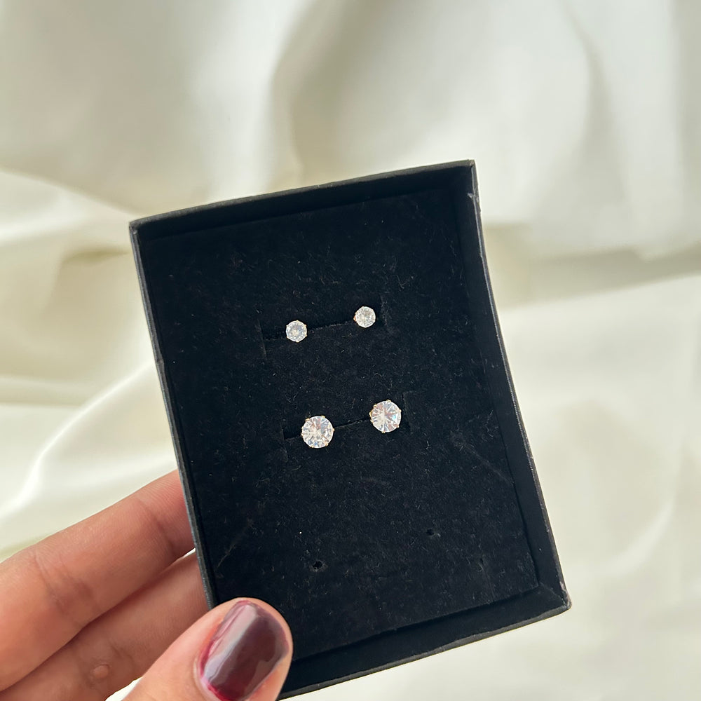 Solitaire Ball Back Studs