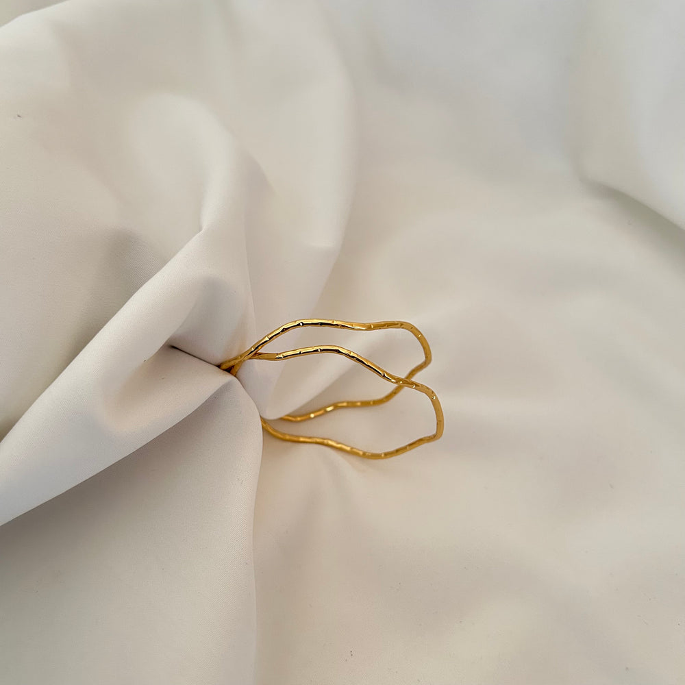 Sleek Weave Bangle (pair)