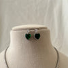 Green Love Spark Tennis Necklace