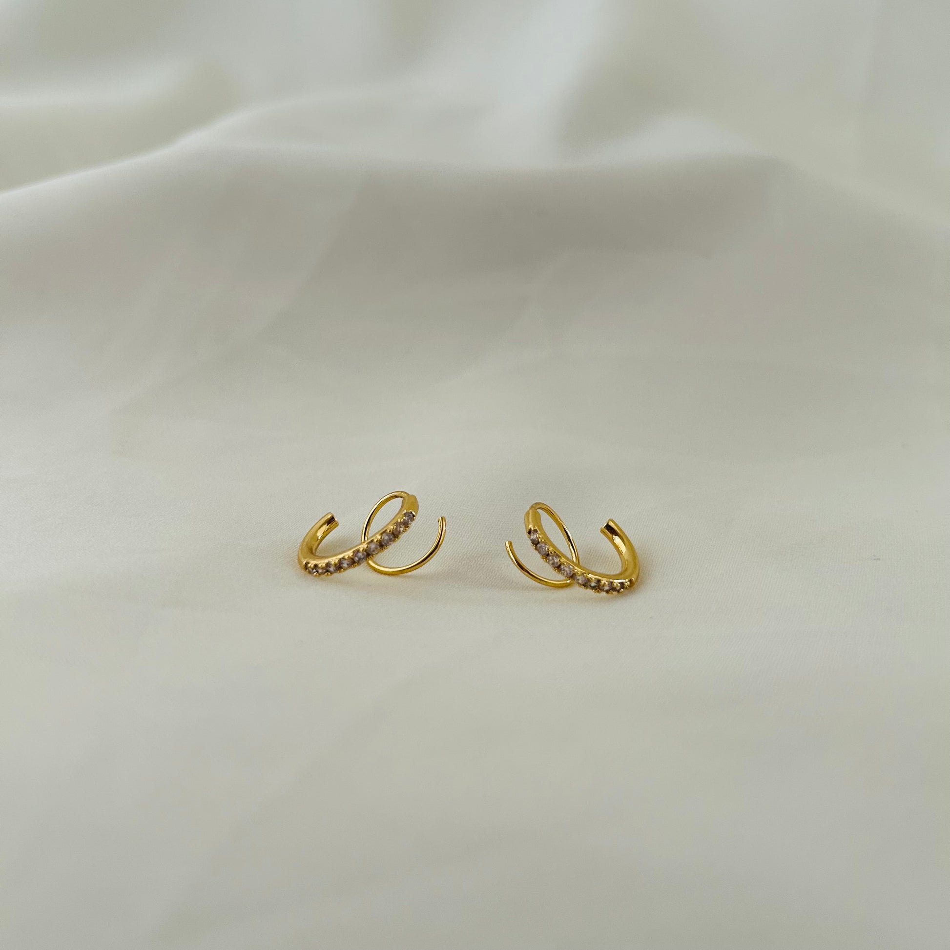 Studded Spiral Hoops