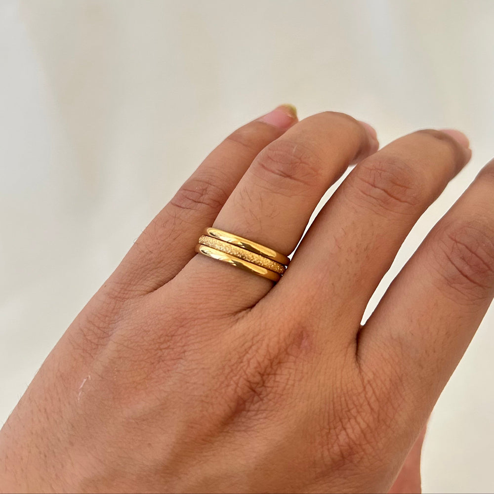 Textured Triple Bands