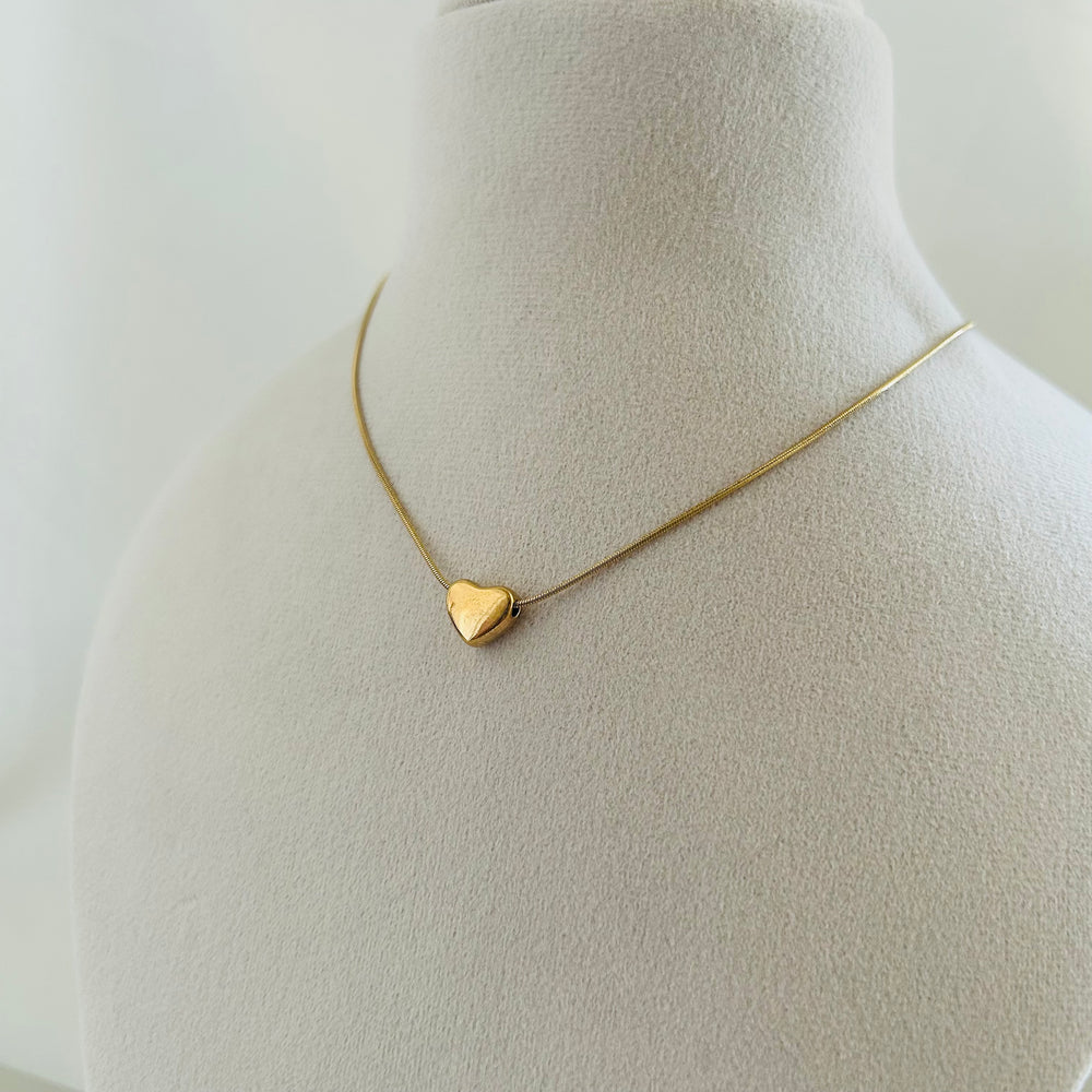 Solid Heart Necklace