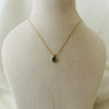 Green Teardrop Necklace