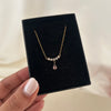 Aurora Crystal Drop Necklace
