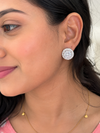 Celestial Halo Stud Earrings