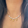 Pearl Starfish Charm Necklace