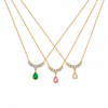 Aurora Crystal Drop Necklace