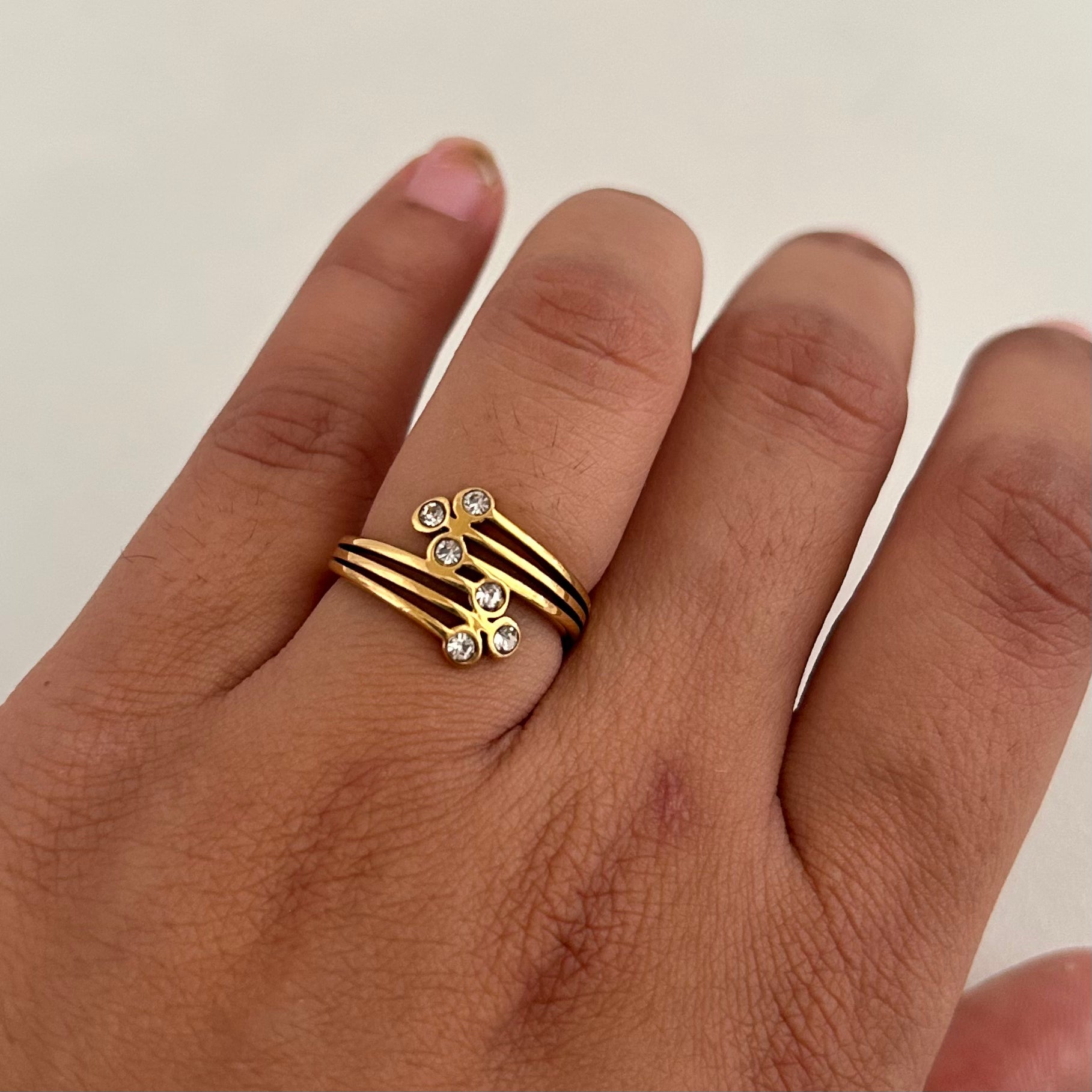 Multi-Stone Wrap Ring