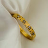 Square Crystal Pattern Bangle