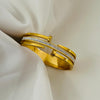 Open Bar Crystal Bangle Bracelet
