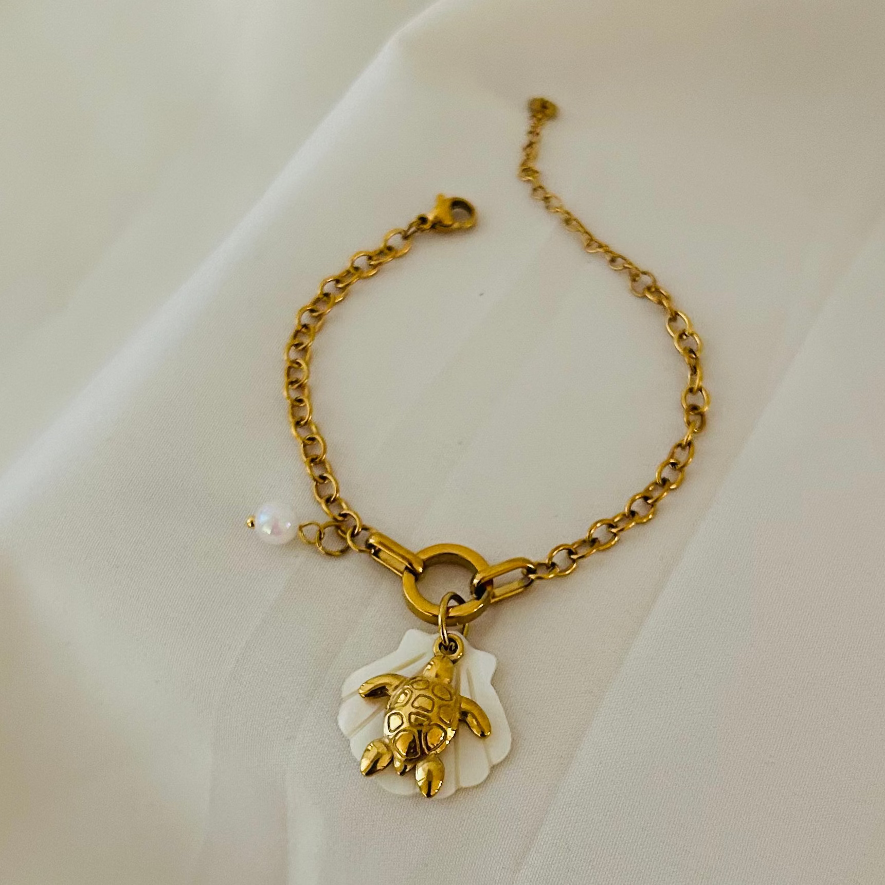 Turtle Charm Bracelet