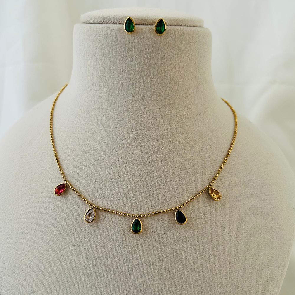 Emvera Drop Necklace Set