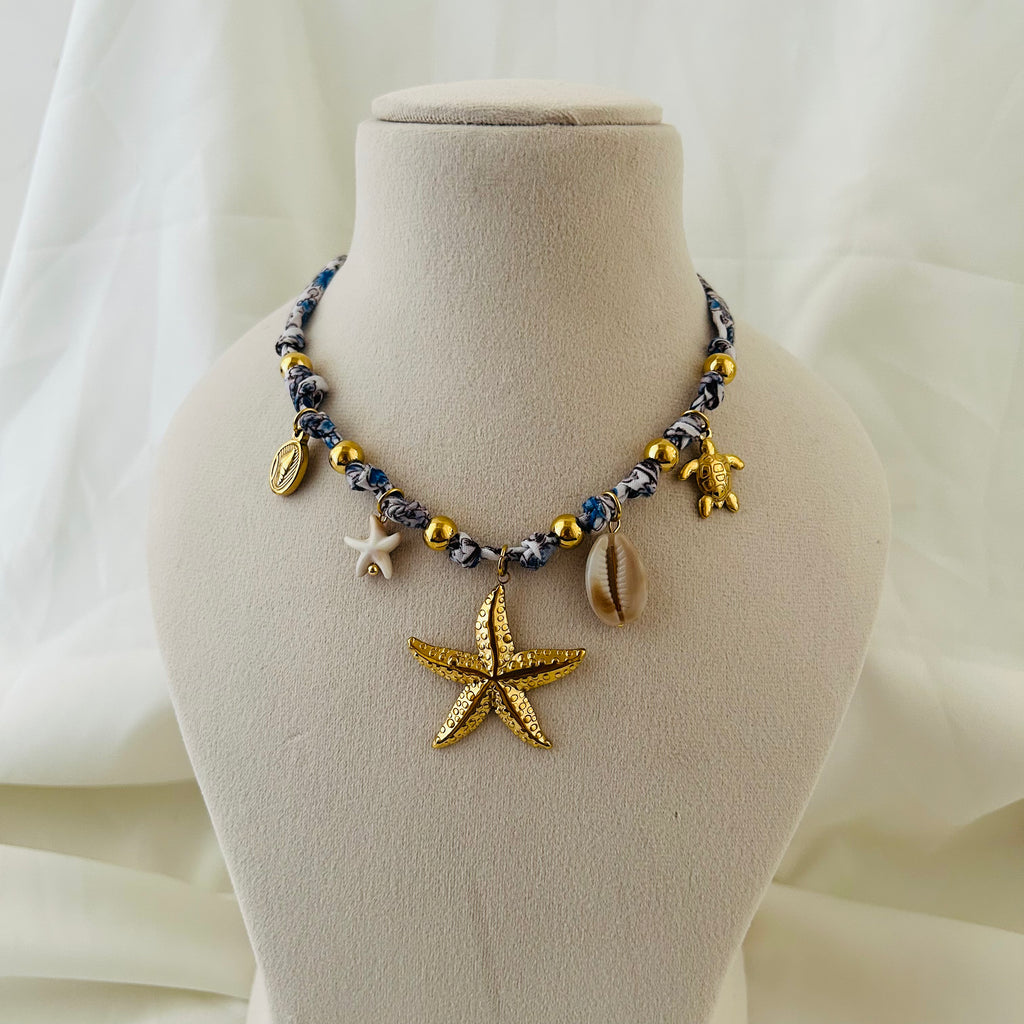 Ocean Starfish Charm Necklace