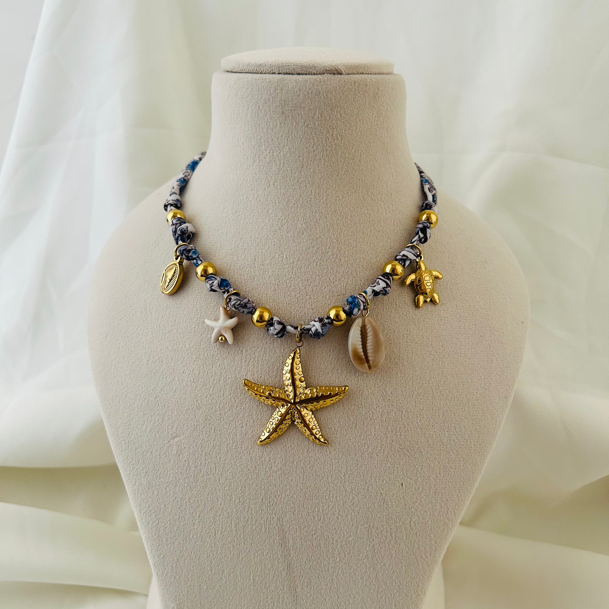 Ocean Starfish Charm Necklace