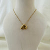 Glossy Initial Pendant – P