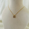 Celeste Sparkle Initial Necklace – M