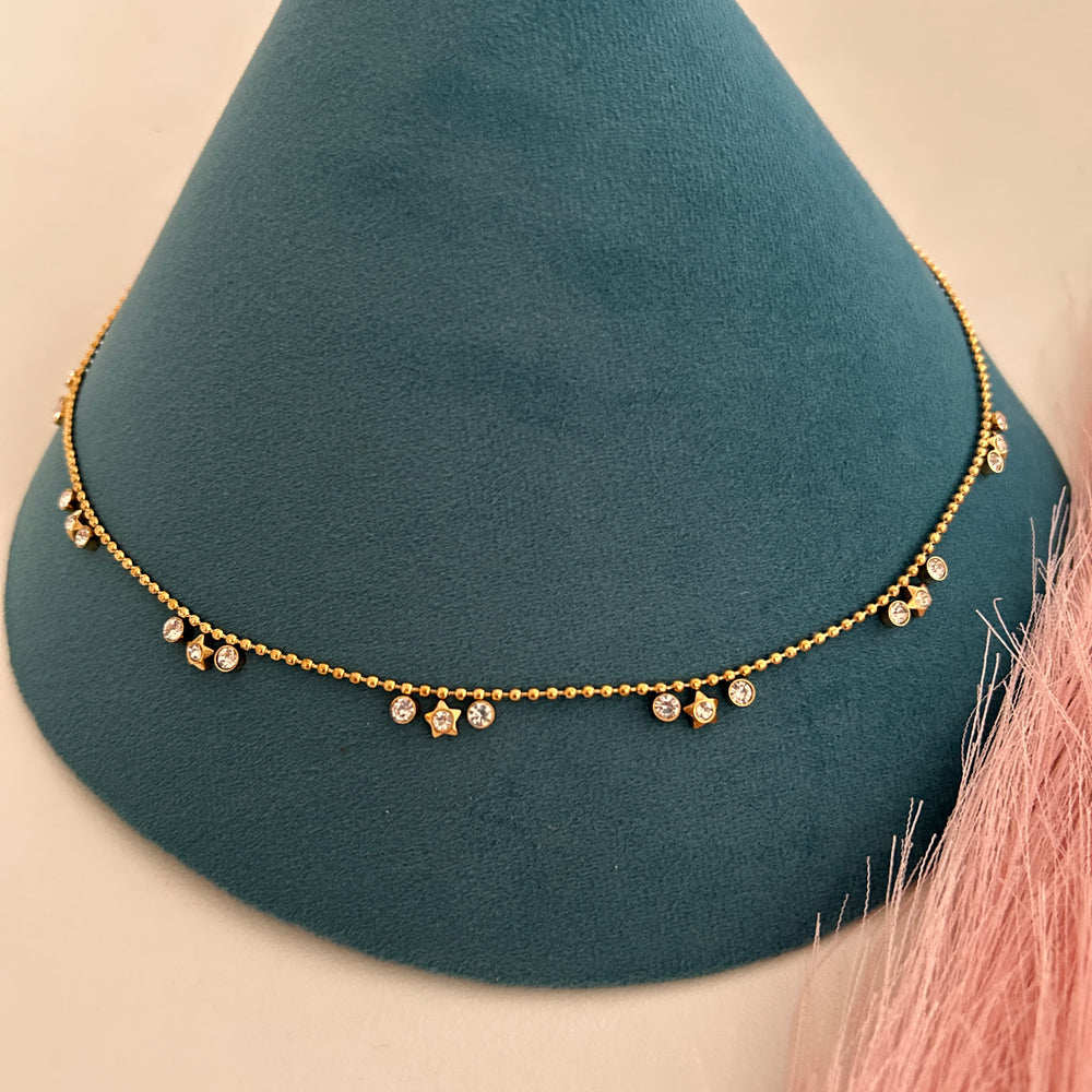 Celina Crystal Drop Waist Band