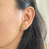 Textured Star Mini Studs